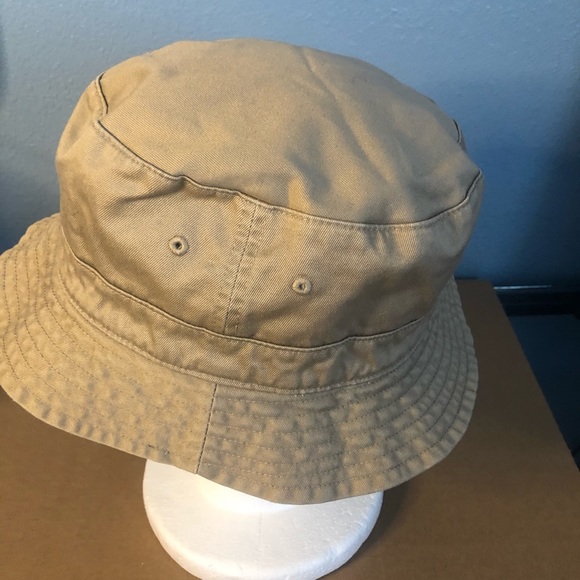 Polo Ralph Lauren Polo Club Linen Reversible Multi Plaid/Tan Bucket Hat S/M NWT - Picture 10 of 15